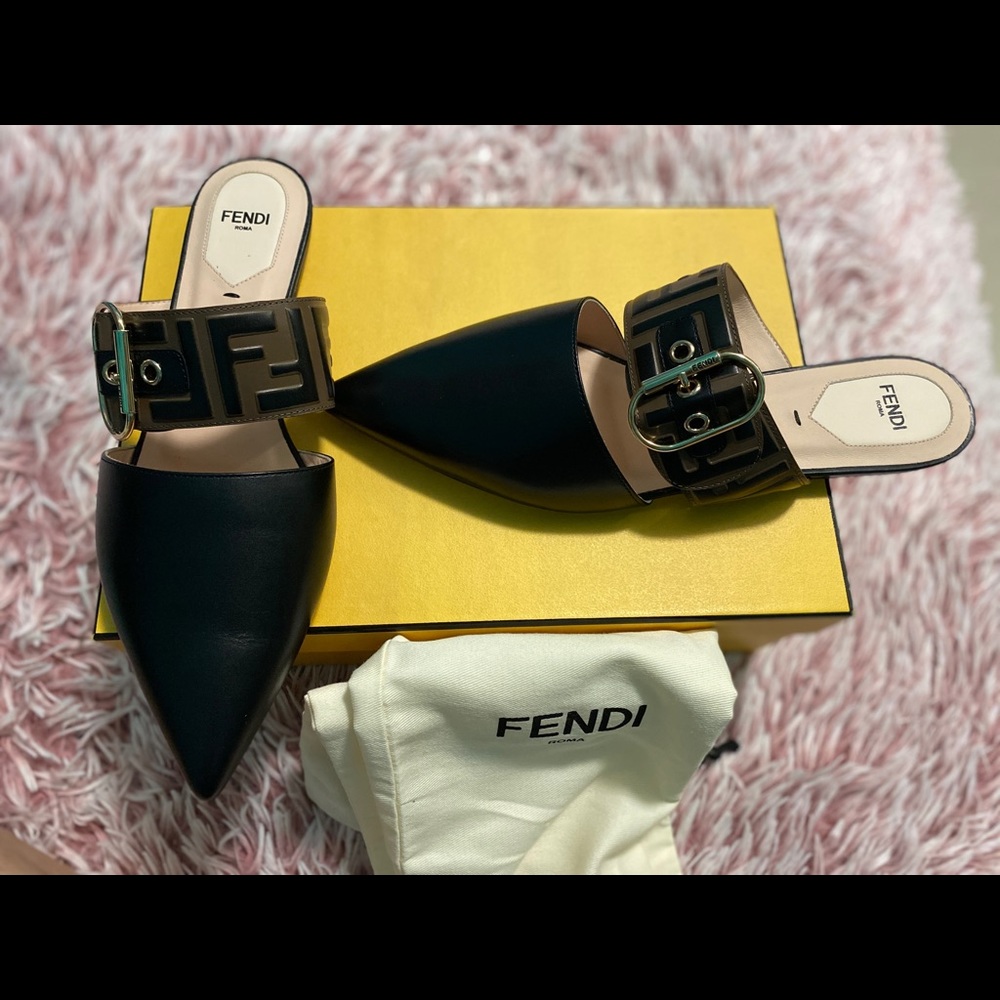 Authentic Fendi Mules
